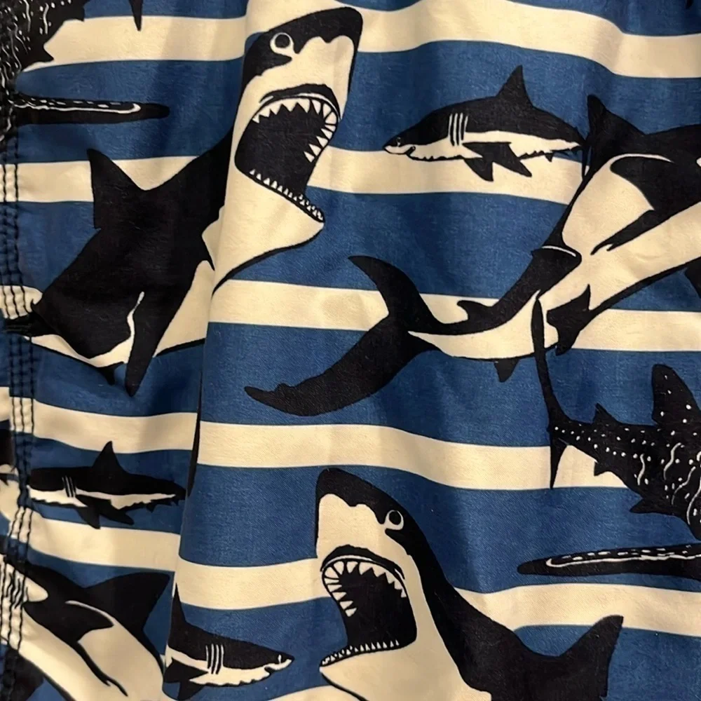 GAP - boys swim trunks, bathing suit.  Shark print.  Size boys XL